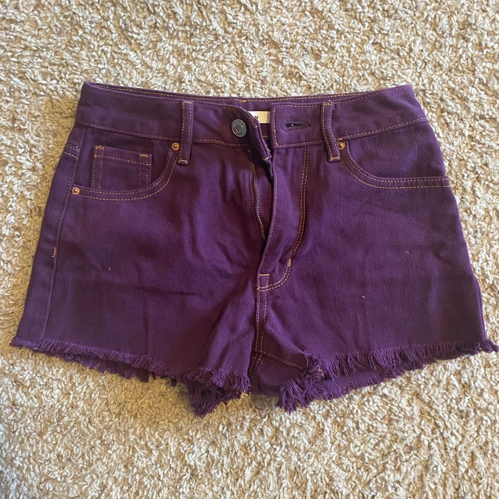 pacsun purple shorts. waist 22”